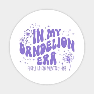 In My Dandelion Era Purple Up For Military Kids Magnet